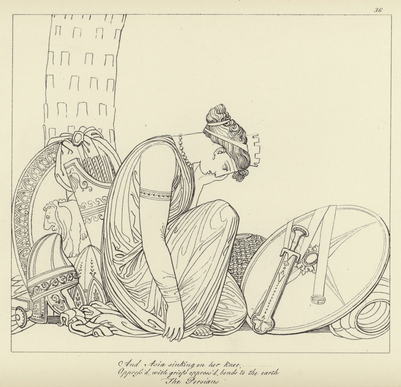 I Persiani da John Flaxman