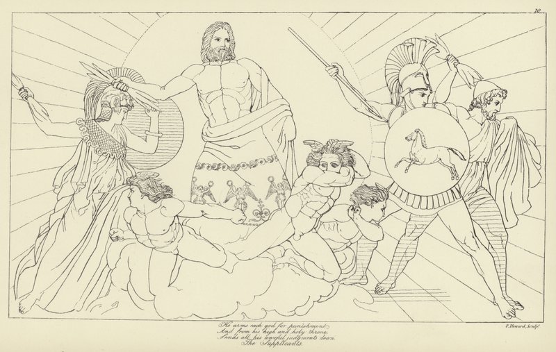I supplicanti da John Flaxman