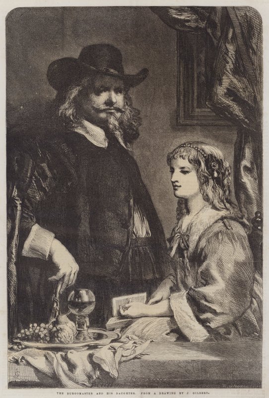 Il borgomastro e sua figlia da John Gilbert