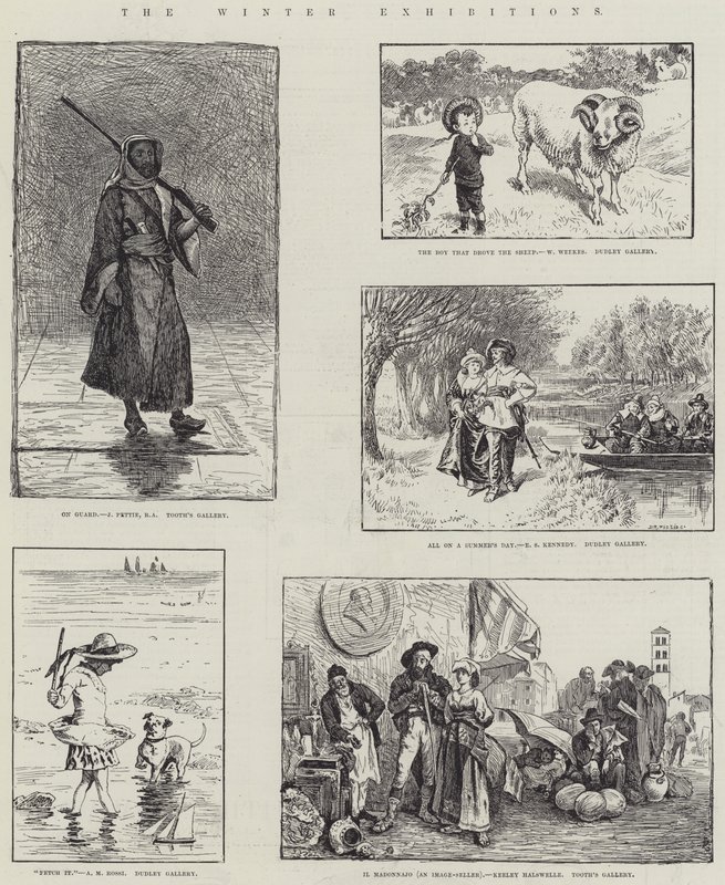 Le esposizioni invernali da John Pettie