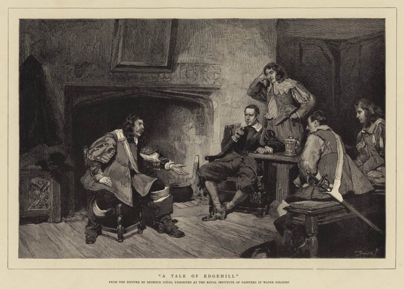 Una Storia di Edgehill da John Seymour Lucas