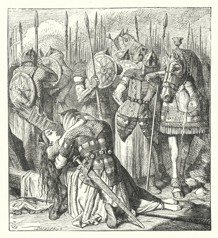 Una scorreria tartara da John (after) Tenniel