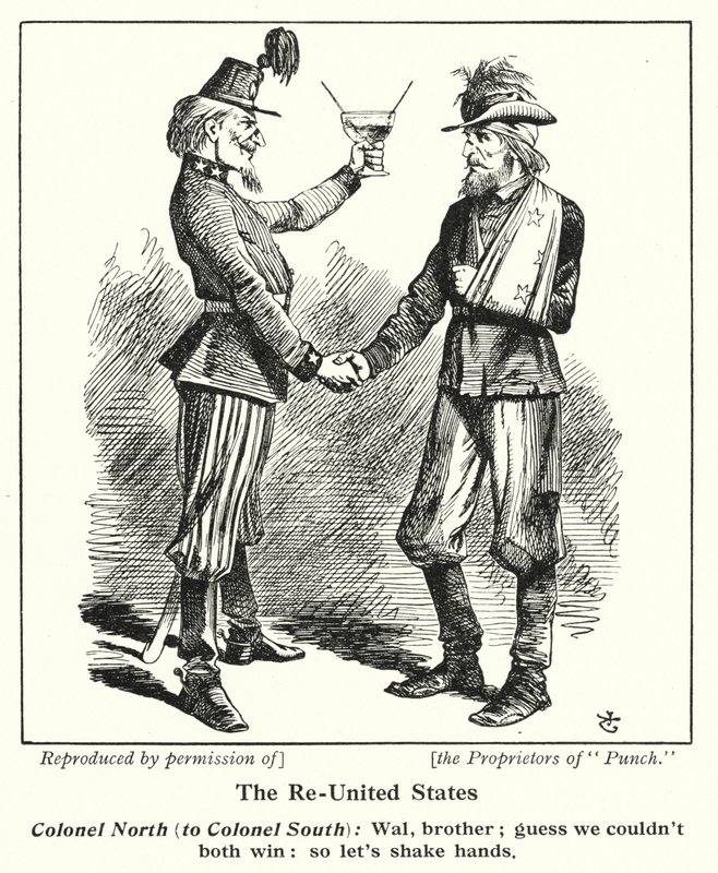 Gli Stati riuniti da John (after) Tenniel