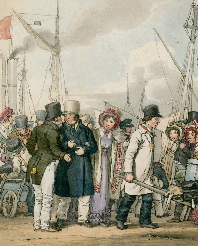 Arrivo a Margate da John Augustus Atkinson