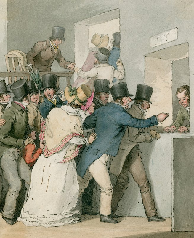 Serata di beneficenza da John Augustus Atkinson