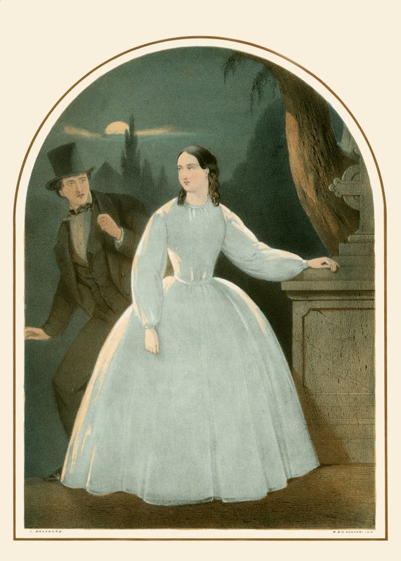 Donna in bianco da John Brandard