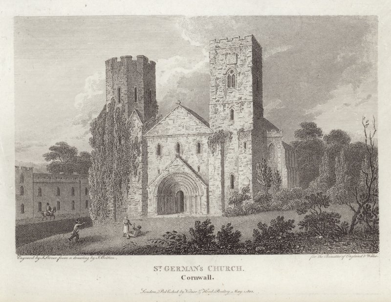 Chiesa di San Germano, Cornovaglia da John Britton