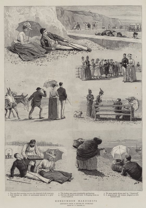 Difficoltà della luna di miele da John Charles Dollman