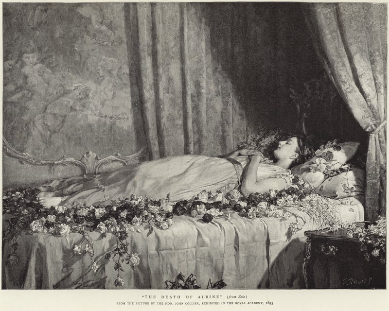 La morte di Albine da John Collier