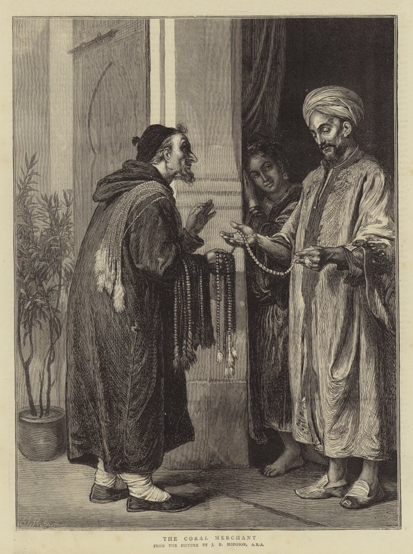 Il mercante di coralli da John Evan Hodgson