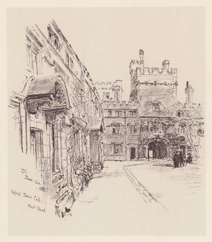 Jesus College da John Fulleylove