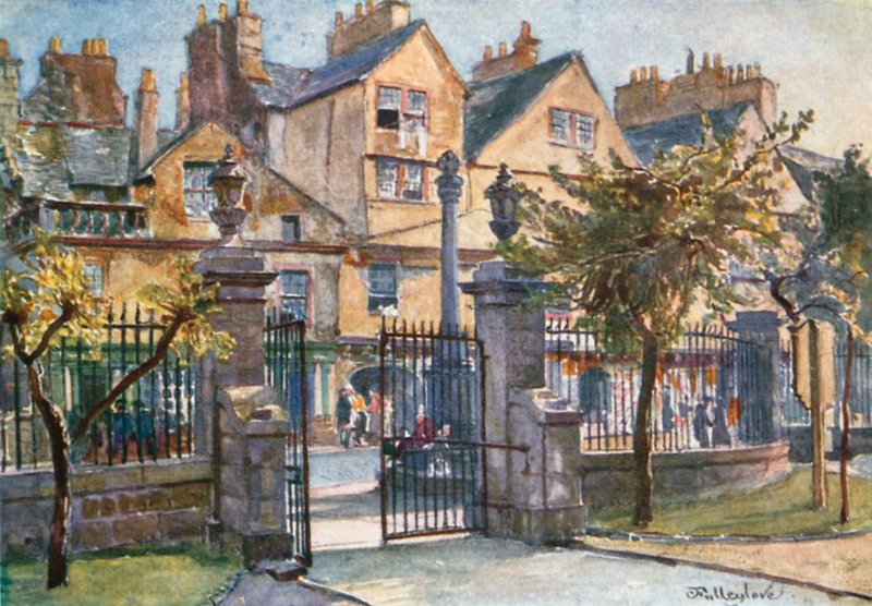 Vecchie case a Canongate da John Fulleylove
