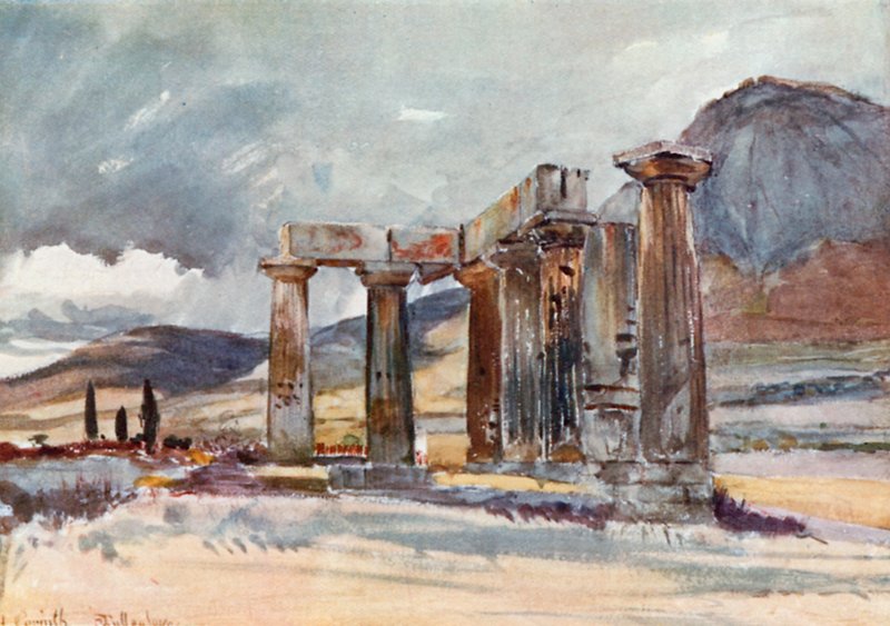 Il Tempio di Corinto da John Fulleylove