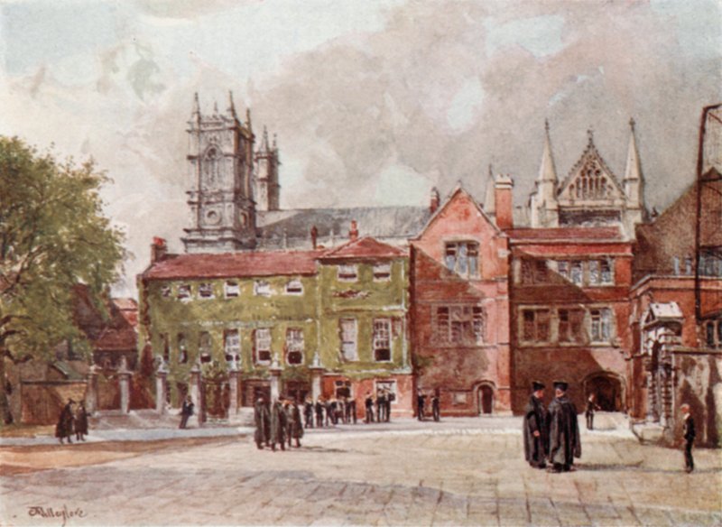 Abbazia di Westminster, dalla Westminster School da John Fulleylove
