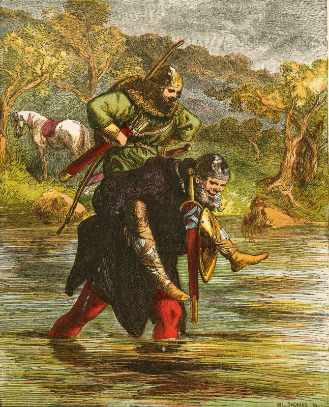 Robin Hood e il Frate Curtall da John Gilbert