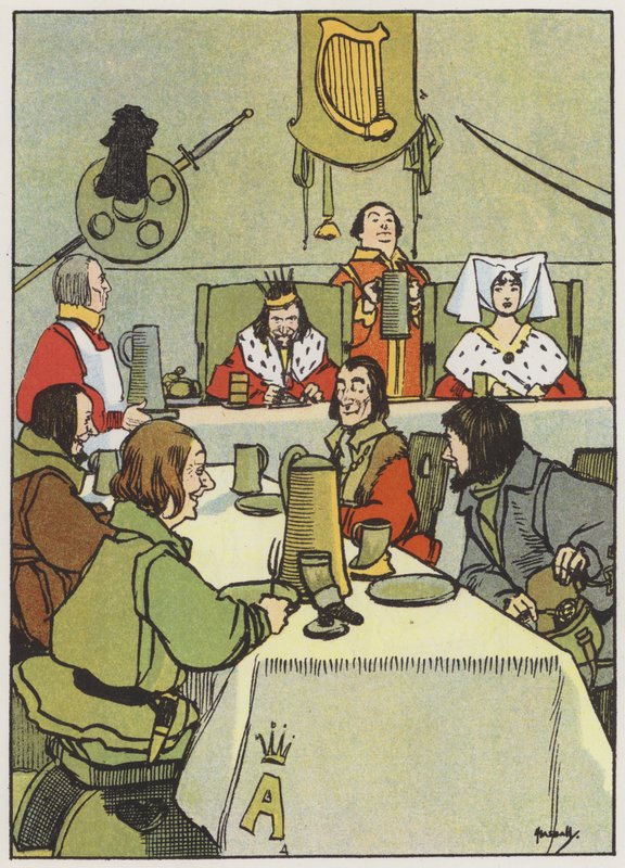 Finire il budino del re da John Hassall