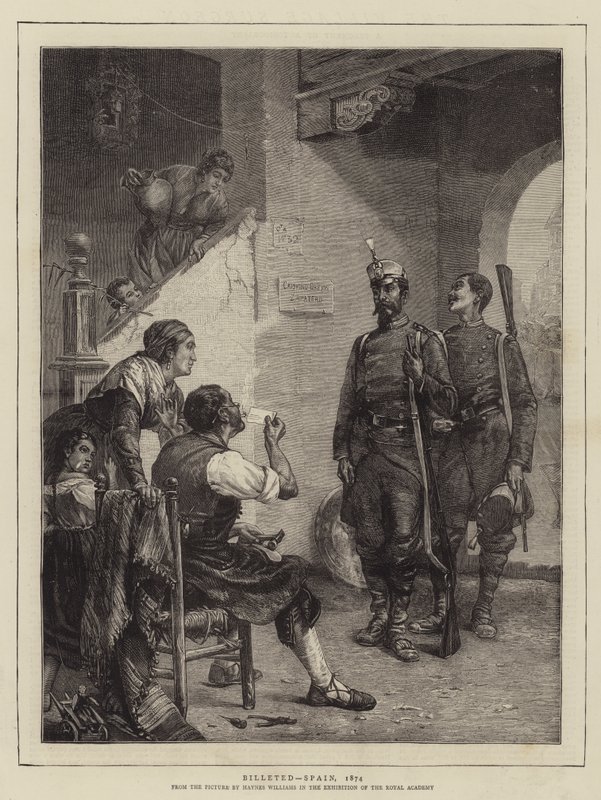 Alloggiati, Spagna, 1874 da John Haynes Williams