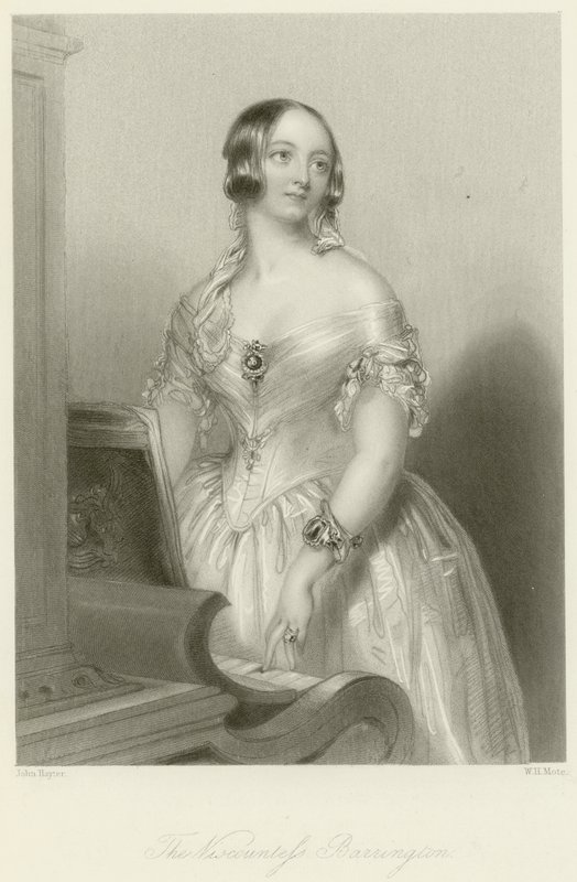 La viscontessa Barrington da John Hayter