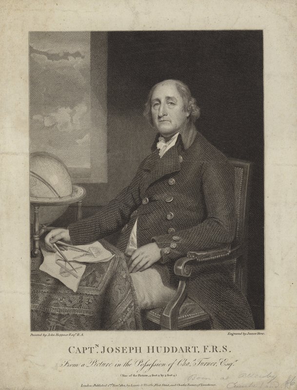 Capitano Joseph Huddart da John Hoppner