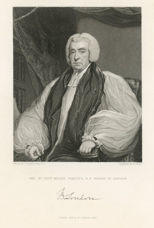 Ritratto di Beilby Porteus da John Hoppner