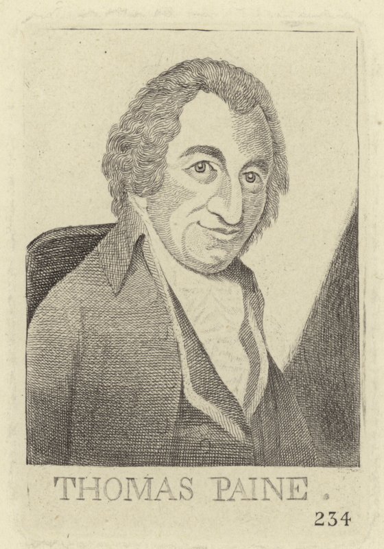 Ritratto di Thomas Paine da John Kay