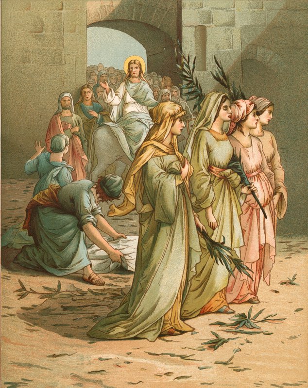 Cristo arriva a Gerusalemme da John Lawson