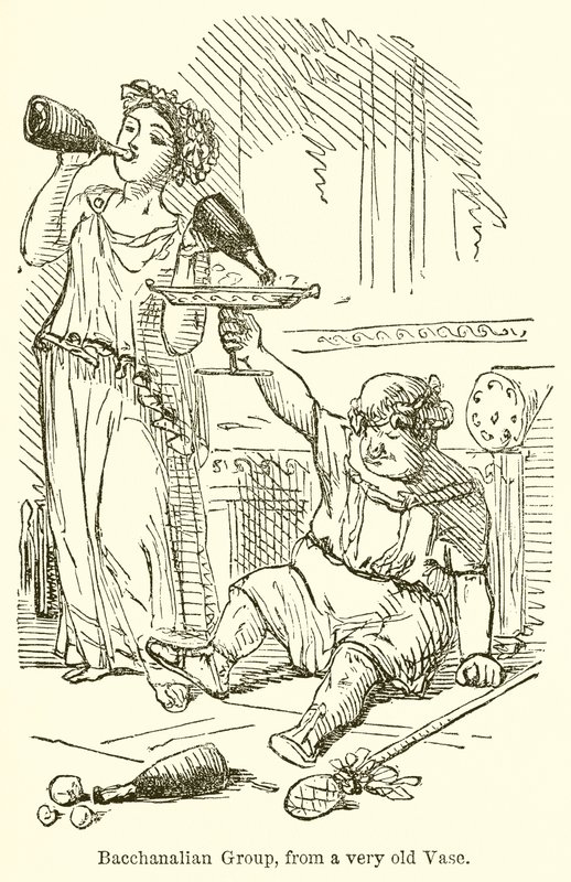 Gruppo bacchico, da un vaso molto antico da John Leech