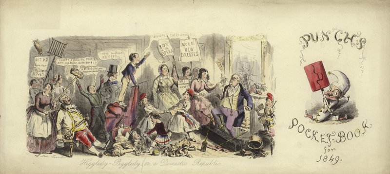 Confusione o una repubblica domestica da John Leech