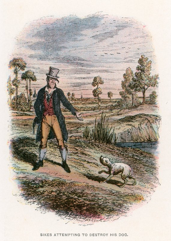 Illustrazione per Oliver Twist da John Leech