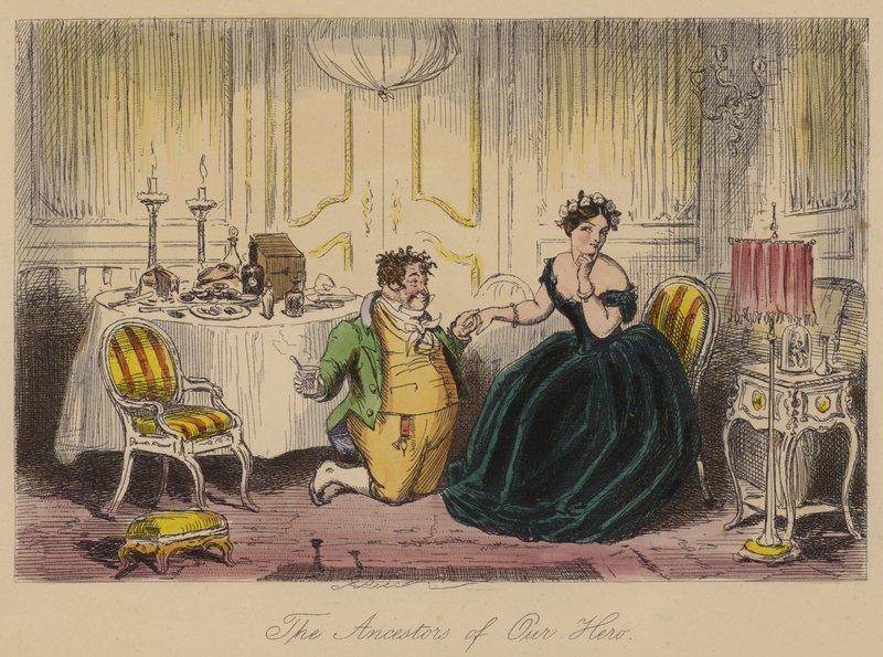 Gli antenati del nostro eroe da John Leech