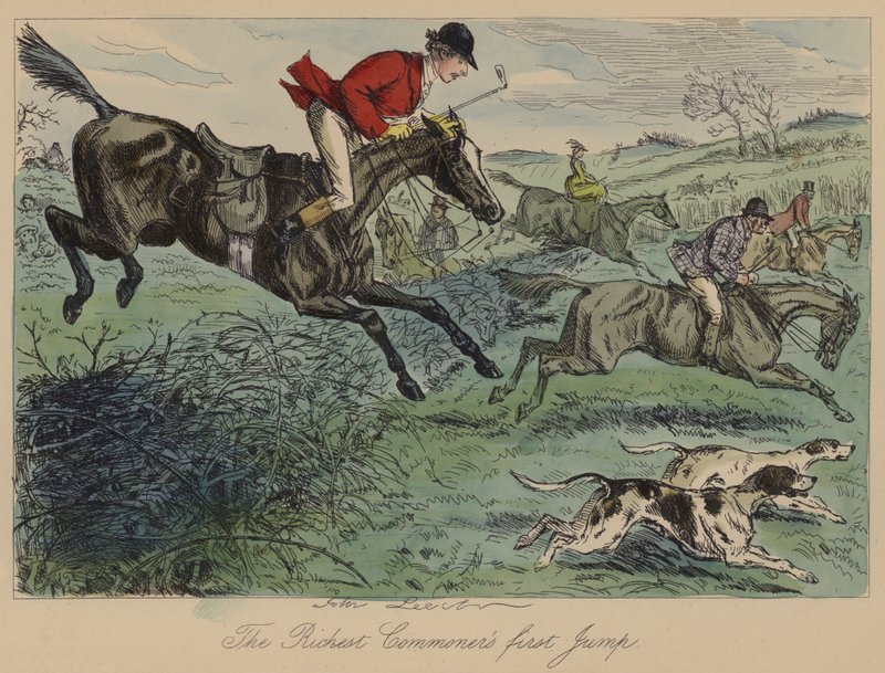 Il primo salto del più ricco borghese da John Leech