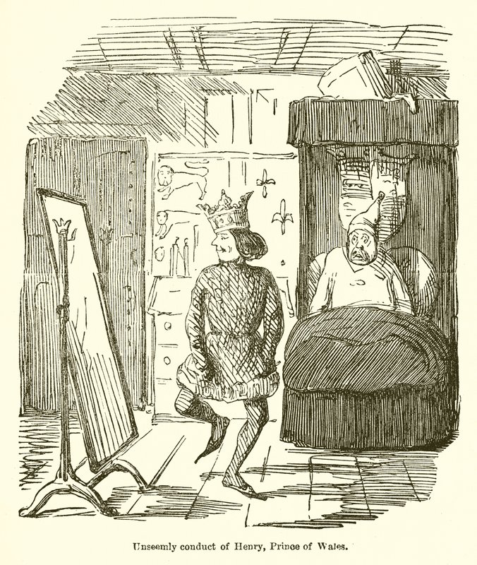 Condotta sconveniente di Enrico, Principe di Galles da John Leech