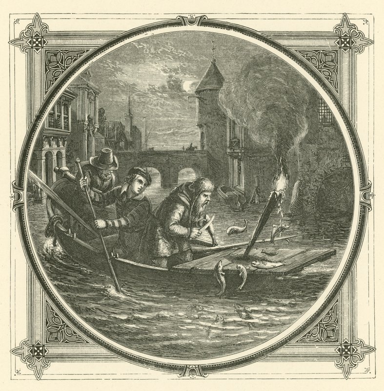 Rimani contento dove sei (incisione) da John Leighton