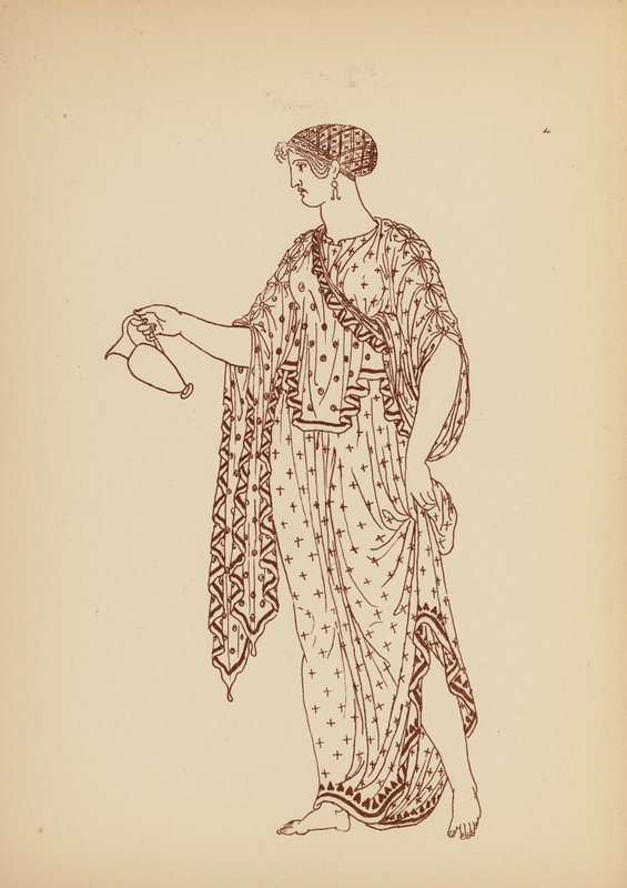 Costume femminile greco antico da John Moyr Smith
