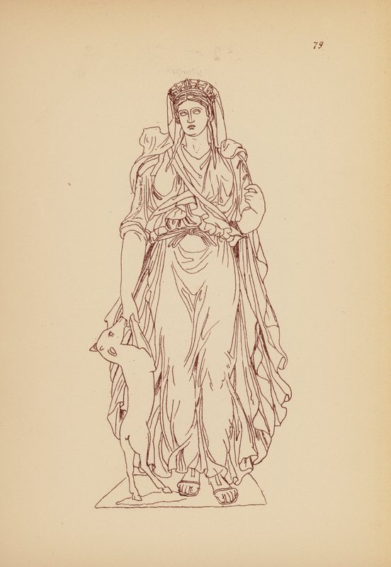 Costume femminile greco antico da John Moyr Smith