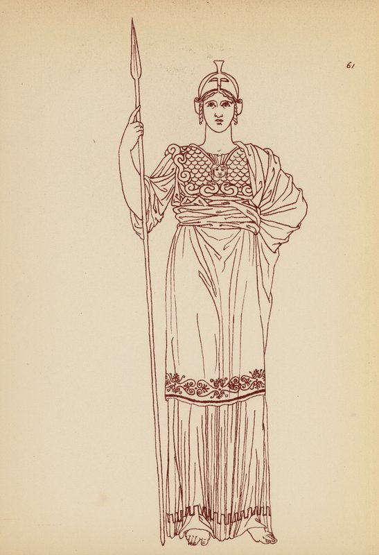 Costume femminile greco antico da John Moyr Smith