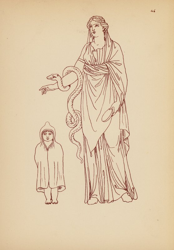 Costume Femminile Greco Antico da John Moyr Smith