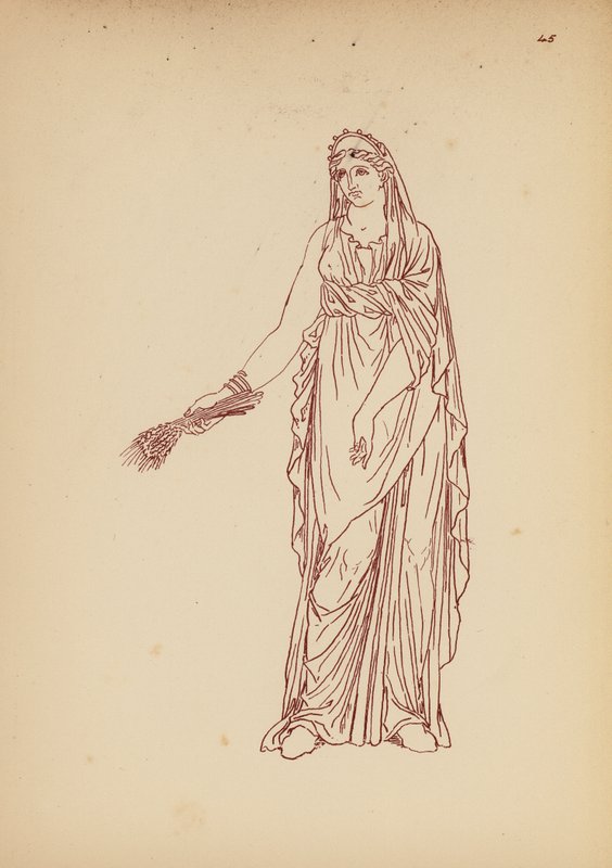 Costume Femminile Greco Antico da John Moyr Smith