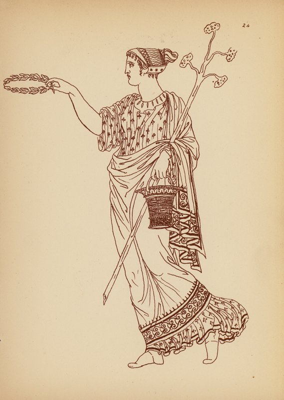 Costume Femminile Greco Antico da John Moyr Smith