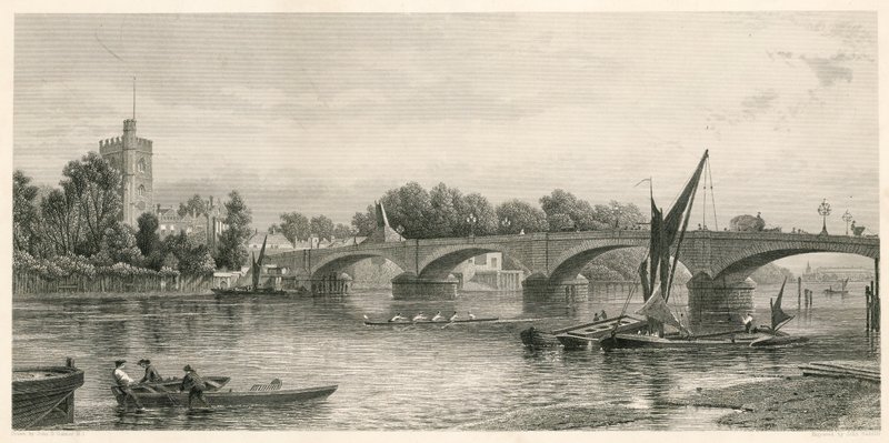 Ponte di Putney, Londra da John O