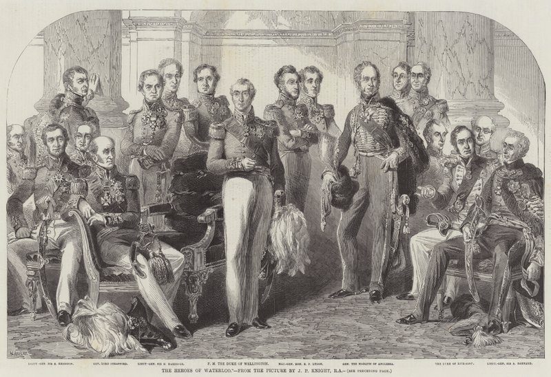 Gli eroi di Waterloo da John Prescott Knight