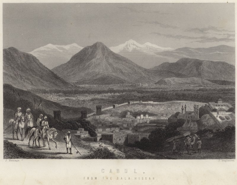 La città di Kabul da John Ramage