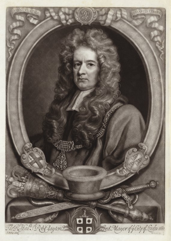 Ritratto di Sir Robert Clayton da John Riley