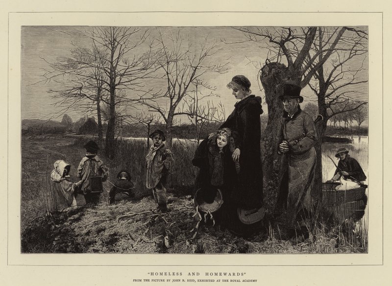 Senza tetto e verso casa da John Robertson Reid