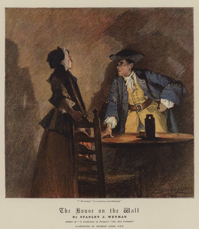 La casa sul muro da John Seymour Lucas