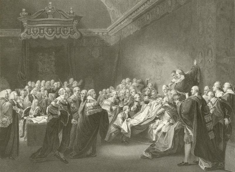 La morte del Conte di Chatham da John Singleton Copley
