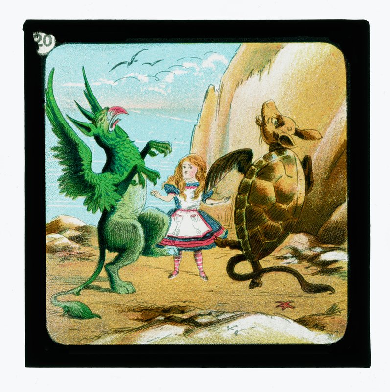 Alice nel Paese delle Meraviglie, Diapositive colorate da John Tenniel