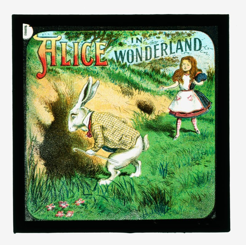 Alice nel Paese delle Meraviglie, diapositive colorate da John Tenniel