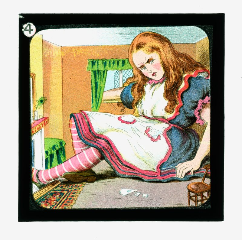 Alice nel Paese delle Meraviglie, diapositive colorate da John Tenniel