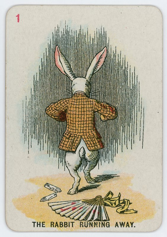 Il coniglio che scappa da John Tenniel